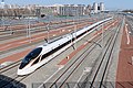 G3652次列车驶入北京朝阳站（2021年1月）