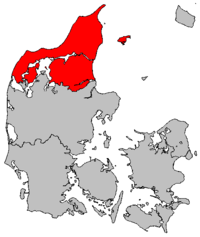 Region Nordjylland yn Danmark