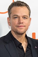 Matt Damon at the world premiere of The Martian at the 2015 Toronto International Film Festival.