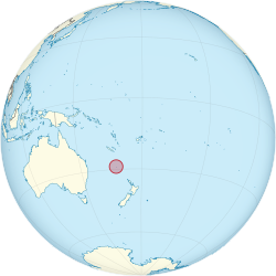 Location of Norfolk Island