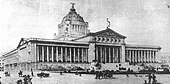 Drawings for the unfinished Palacio Legislativo Federal by Henri Jean Émile Bénard