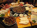 Cuisine du Sichuan dans un restaurant de Hong Kong