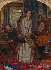 William Holman Hunt, L'Éveil de la Conscience, 1853.