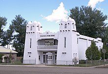 Yucca Theatre, in Hysham, Montana.