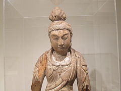 Statue de bodhisattva (pre-1234). Musée de Brooklyn.