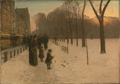 "At Dusk (Boston Common at Twilight)", Childe Hassam