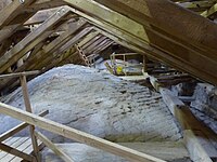 Domikalgewölbe von oben, Mittelschiff der Stiftskirche Bassum