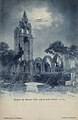 Ruines de l'église de Botmel (carte postale, vers 1900).