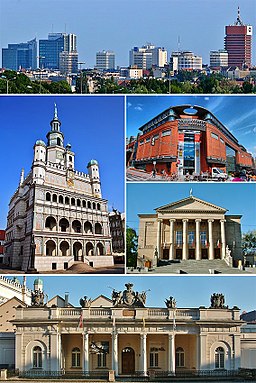 Bildcollage från Poznań.