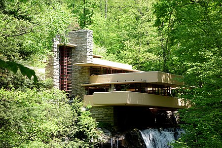 Fallingwater by Frank Lloyd Wright (1928–34)