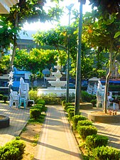 The fountain in the shrine