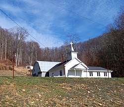 A church in Frank