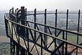 Au sommet du gazomètre no 9 depuis la dernière passerelle.