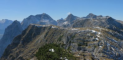 Stadelhorn, Wagendrischelhorn, Gr. Häuselhorn von Norden (Schottmalhorn)