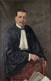 Portrait d'Edmond Schoonbroodt, vers 1913 (Huile sur toile ; 112,5 x 73 cm), Liège, Musée de la Vie wallonne