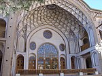 Iwan of the Āmeri House in Kashan, Iran (18th century)