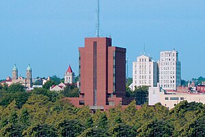 Skyline of Downtown Mansfield