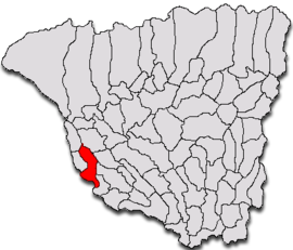 Location in Gorj County