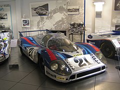 Porsche 917-4.9 LH Coupé d'Elford et Larrousse aux 24 Heures du Mans 1971.