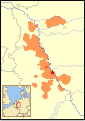 A locator map of the Electorate