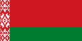 Bandera nacional de Bielorrusia con un patrón de campo arado