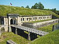 Entrata del Forte di Uxegney, a Uxegney in Lorena. Costruito tra il 1882 e il 1884 e rimodernato nel 1914.