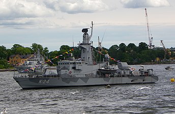 HMS Sundsvall (K24) år 2010 i Stockholm