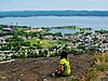 View from atop High Tor Mountain.