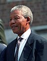 Nelson Mandela, ex presidente del Sudafrica, storico presidente del Congresso Nazionale Africano e premio Nobel per la pace.