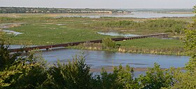 Landscape with bridge