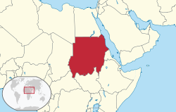 Sudan - Localizzazione