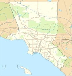 荷里活在洛杉矶都会区的位置