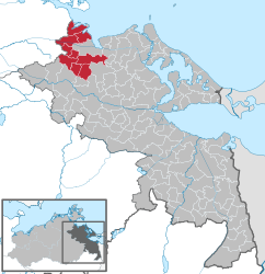 Amt Landhagen – Mappa