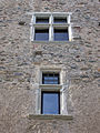 Détail des fenêtres du château de Bosses.