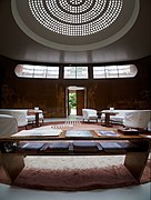 The Art Deco entrance hall