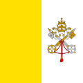 Drapeau du Vatican.