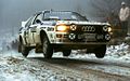 1984: Franz Wittmann sen. bei der Jänner-Rallye