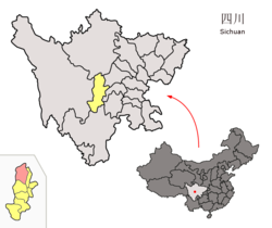 宝兴县的地理位置
