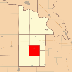 Location in Dixon County