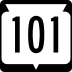 State Trunk Highway 101 marker