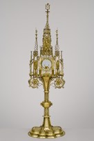 An ornate gold monstrance