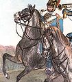 Frentera on horses of the Badisches Dragoner 2nd Regiment circa 1830 (illustrated 1835)