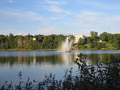 La baie Töölönlahti.