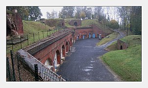 Interior of Fort de Leveau, 2012