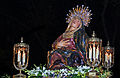 Virgen de las Angustias de la Semana Santa de Valladolid.
