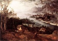 Landscape with the Parable of the Sower ピーテル・ブリューゲル 1557