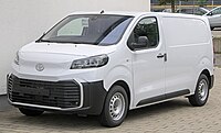 Facelifted Toyota Proace