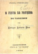 A festa da patrona de Tabeiron, 1904