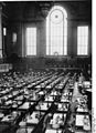 Sala de lectura universitaria antes de la Segunda Guerra Mundial
