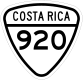 National Tertiary Route 920 shield}}